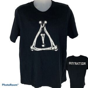 HDYNATION Flosstradamus T Shirt Mens Large Electronic Music EDM DJ Trap Black